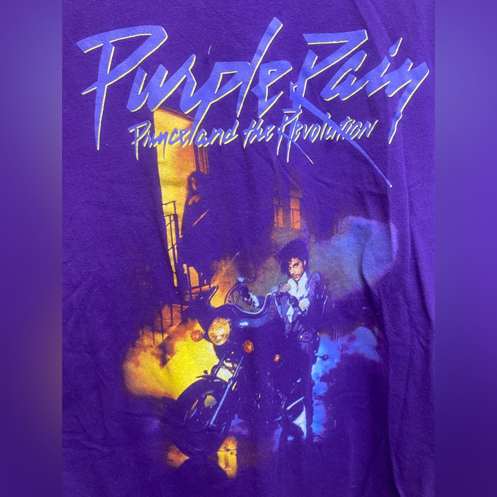 Retro Prince Purple Rain Officially licensed Shirt Size XL